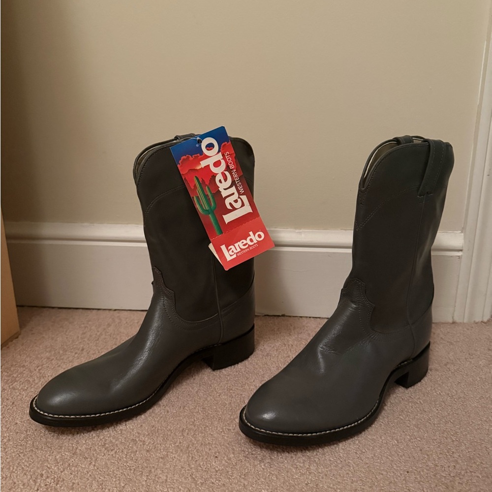 Laredo Men's Charcoal Western Boots